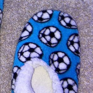 soccer ball slippers
